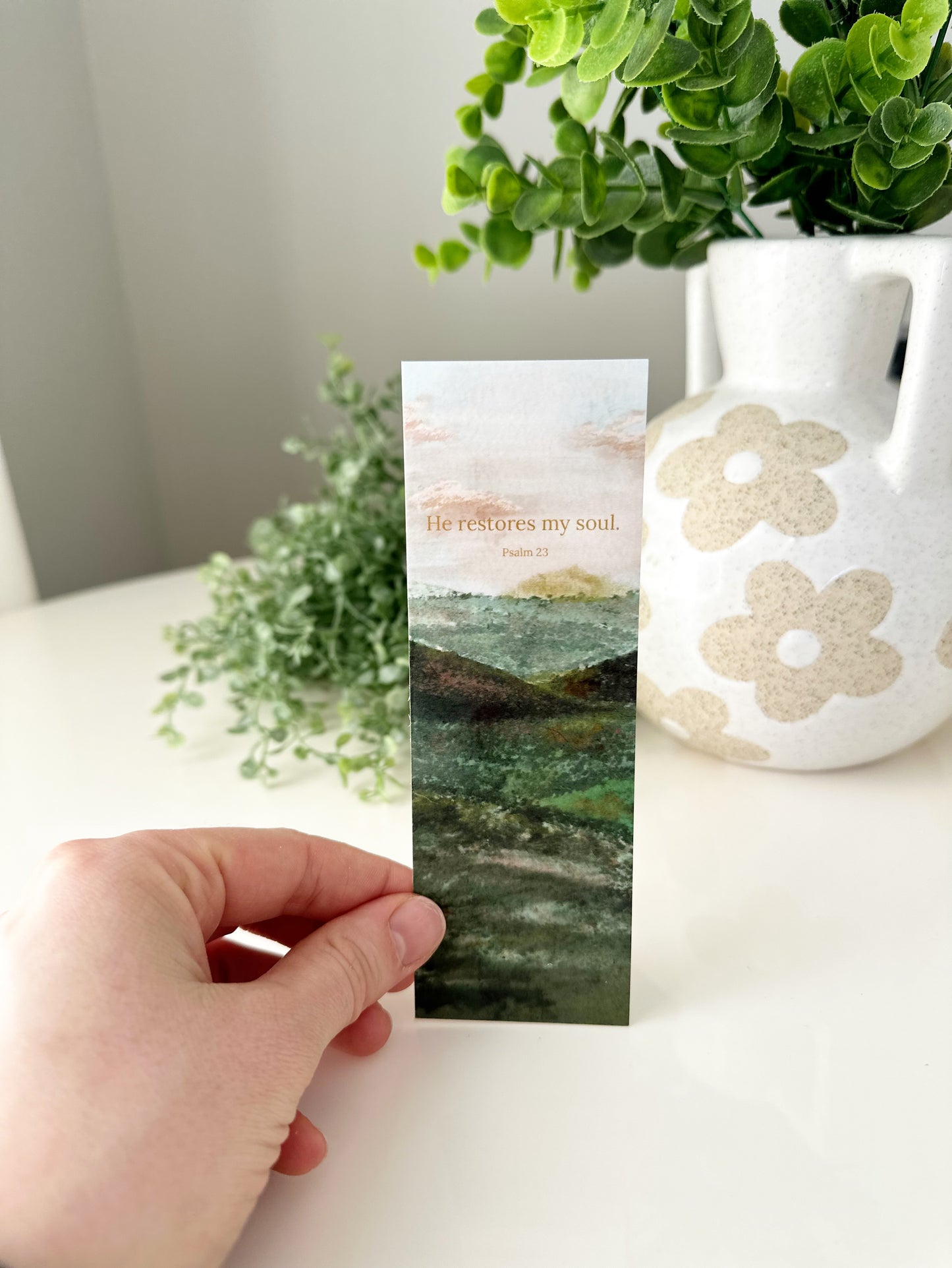 Bookmark "He Restores my soul” Psalm 23