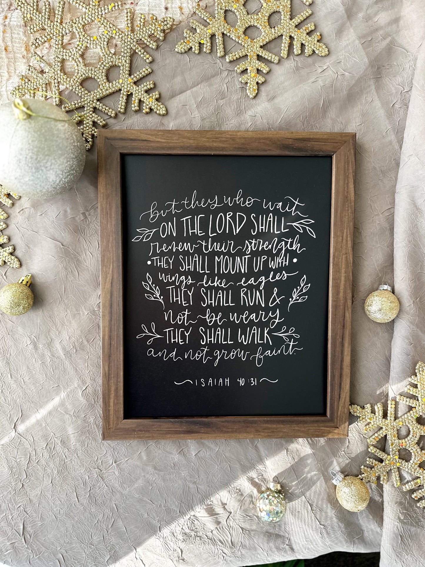 8x10, 11x14 Art Print | framed optional | Isaiah 40:31