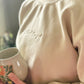 Embroidered Cling to what is good | crewneck