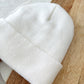 Fleece-lined Knit Toque | WHITE | Count it all joy