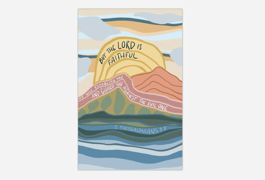 8x10, 11x14 Art Print | framed optional | 2 Thessalonians 3:3