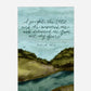 8x10, 11x14 Art Print | framed optional | Psalm 34:4