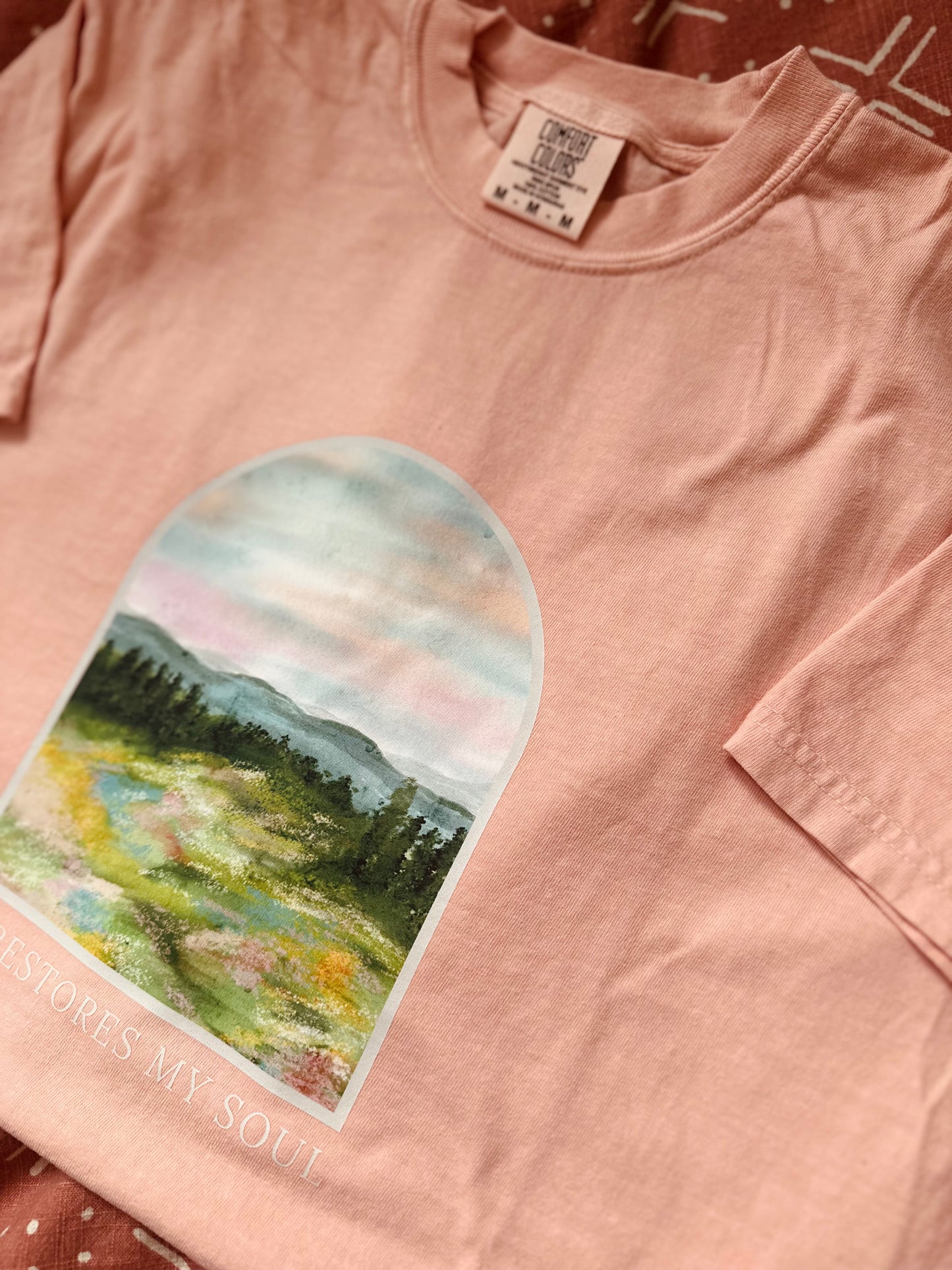 He restores my soul | Comfort Colors Tshirt