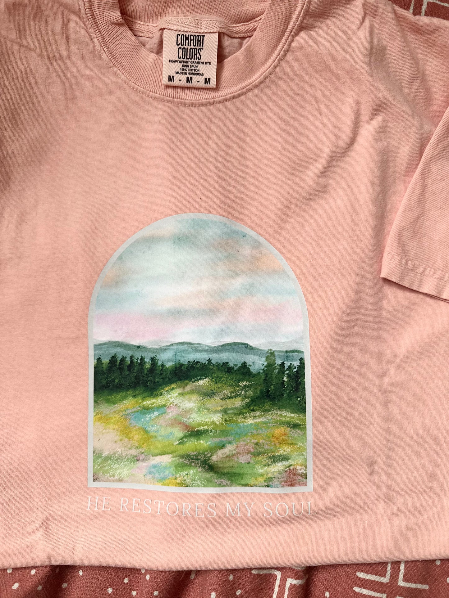 He restores my soul | Comfort Colors Tshirt