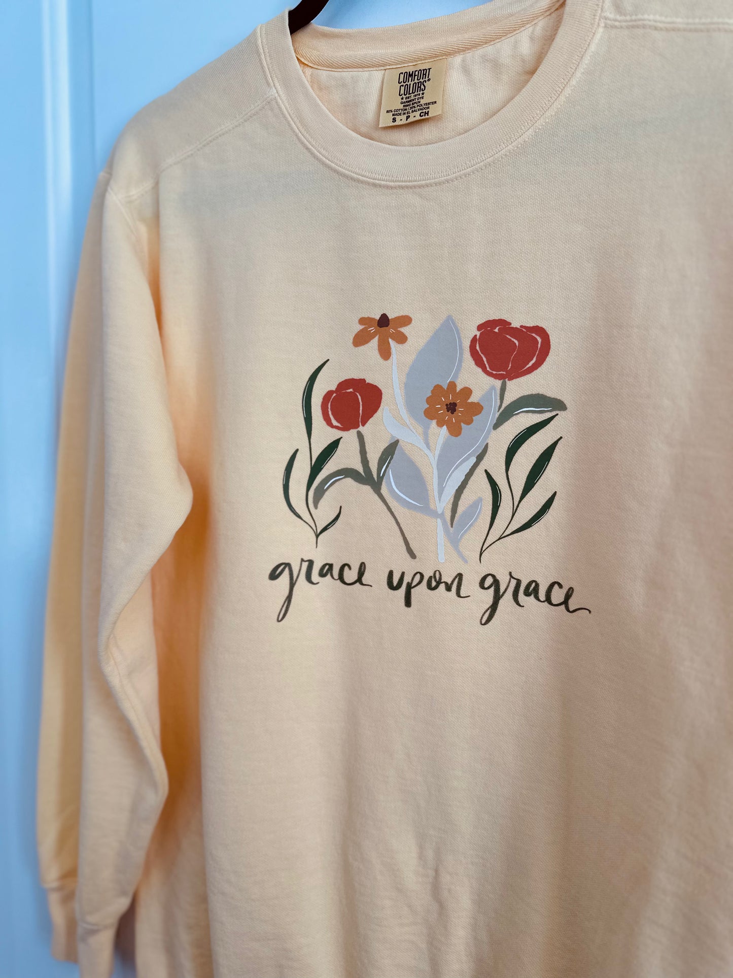Grace upon Grace | Comfort Colors Crewneck
