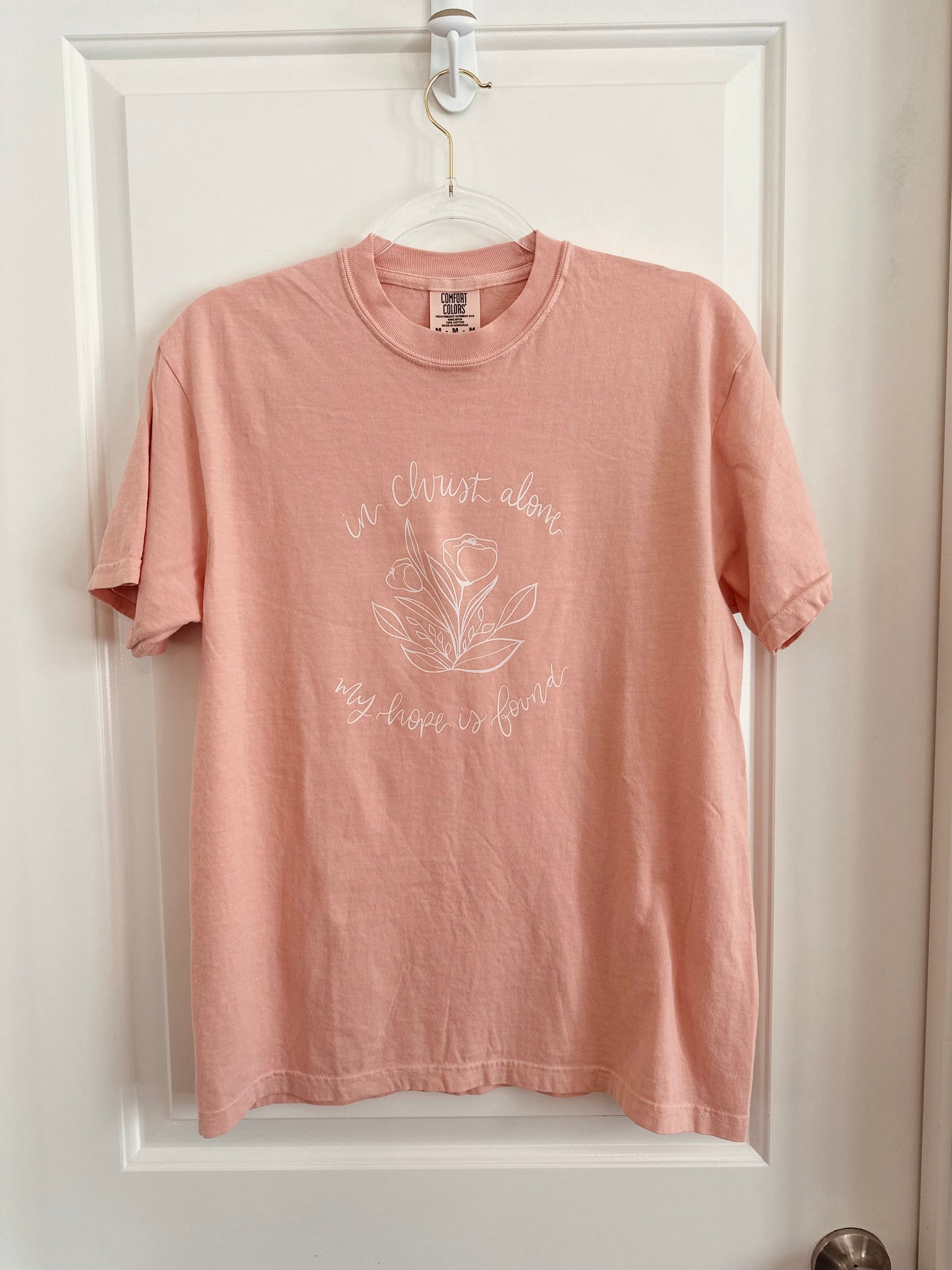 In Christ Alone, my hope is found | Comfort Colors Tshirt