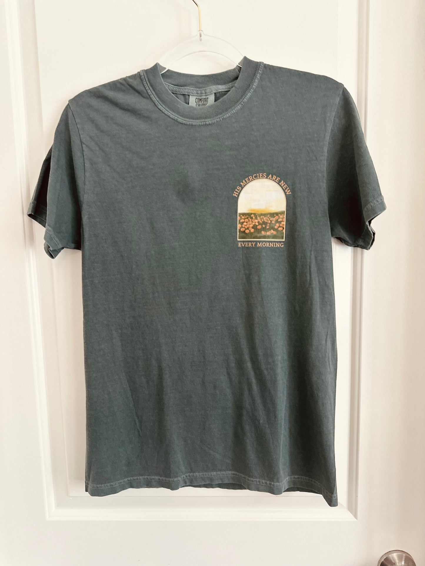 His mercies are new every morning | Comfort Colors Tshirt