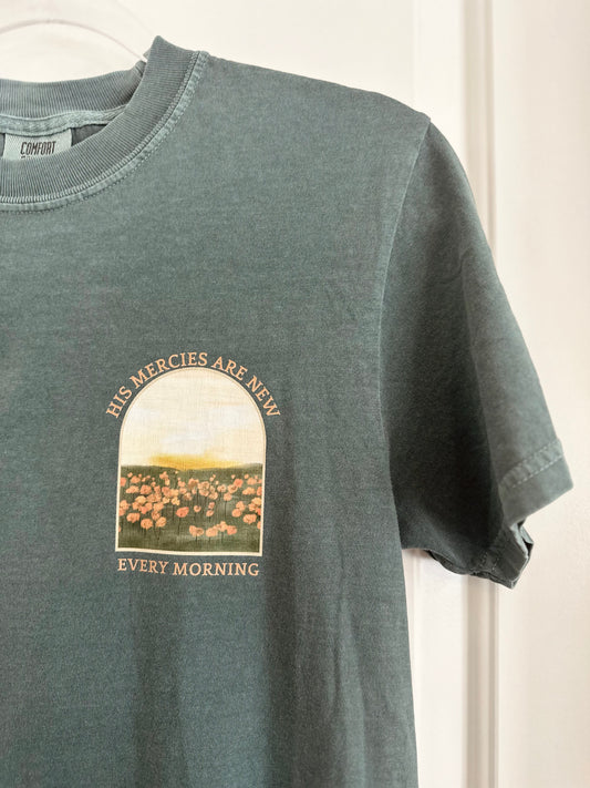 His mercies are new every morning | Comfort Colors Tshirt