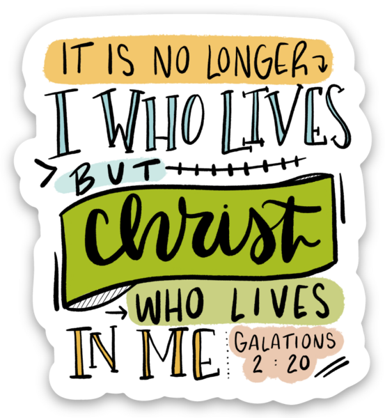 Magnet | it is not longer I who lives but Christ in me