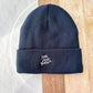 Fleece-lined Knit Toque | NAVY | Soli Deo Gloria