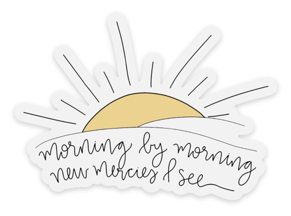 Vinyl Sticker | Morning by morning