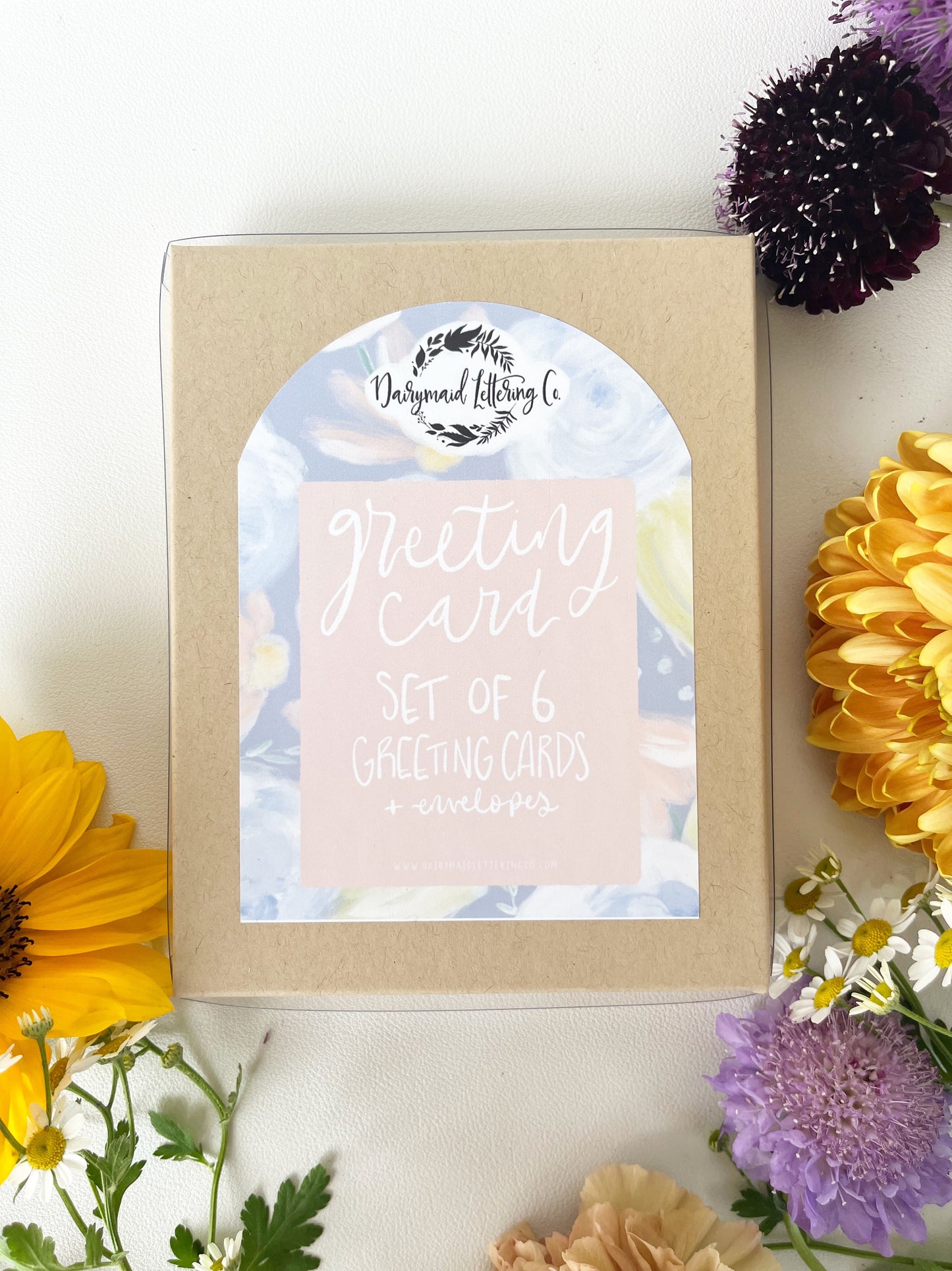 Greeting Card Set • Box - set of 6 - HAPPY BIRTHDAY