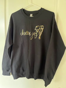 Crew neck sweatshirt | Choose joy . size Medium