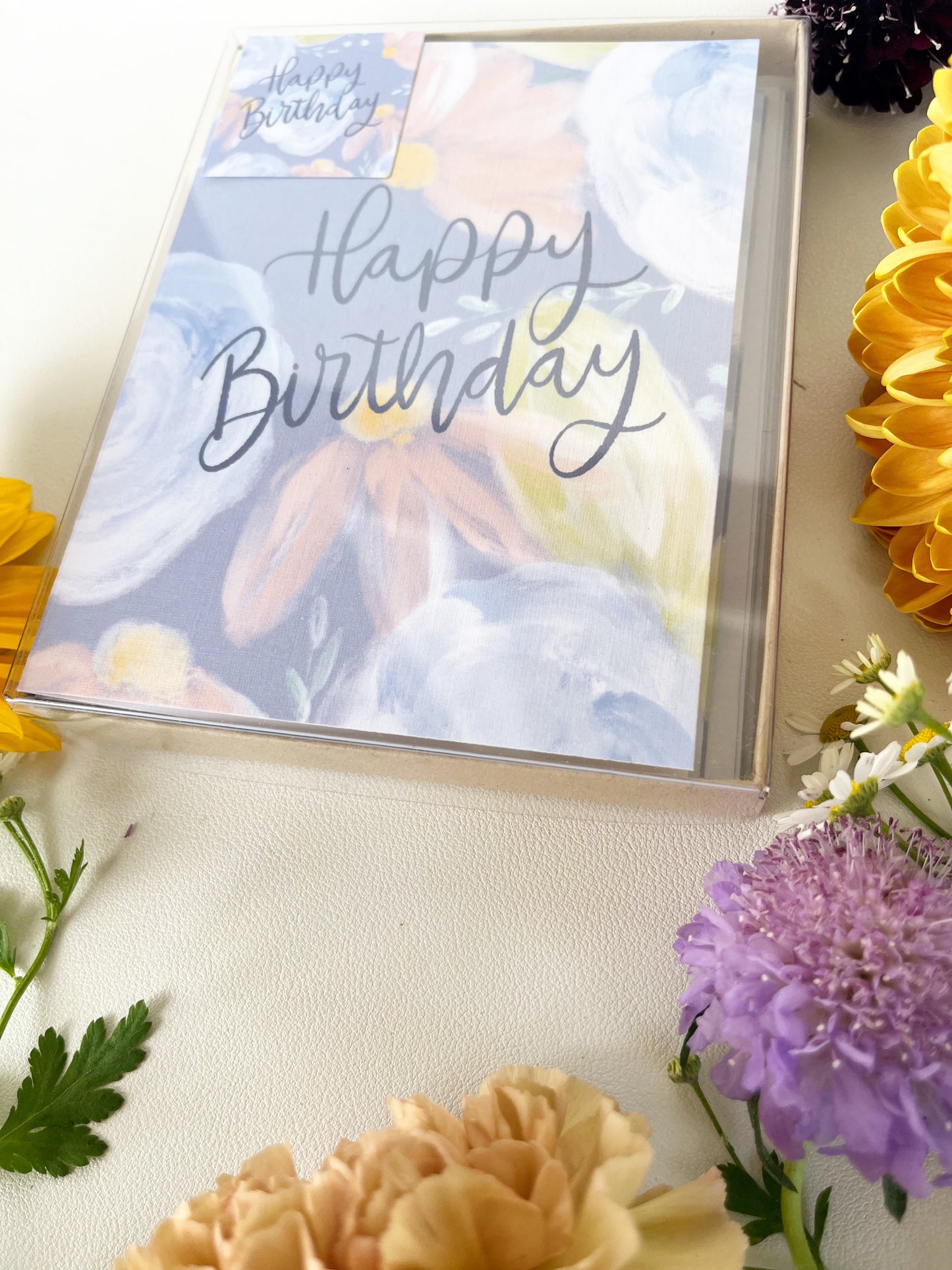 Greeting Card Set • Box - set of 6 - HAPPY BIRTHDAY