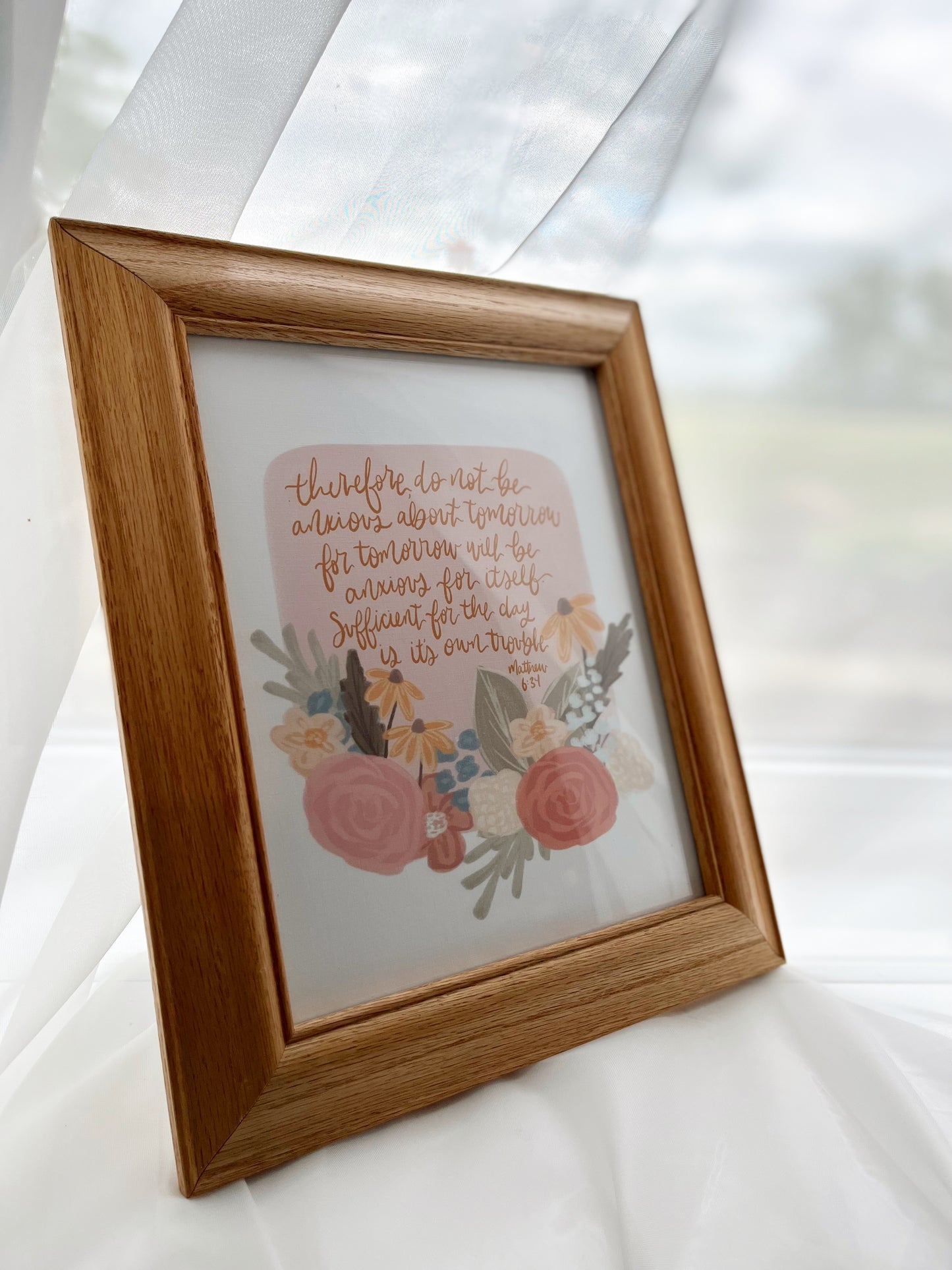 Vintage Frame and 8x10 Art Print