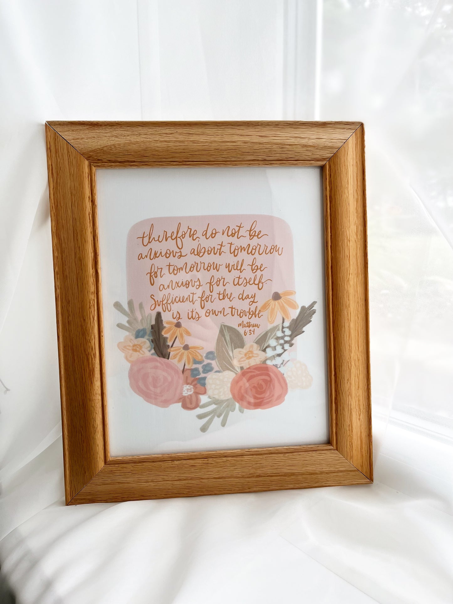 Vintage Frame and 8x10 Art Print