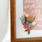 Vintage Frame and 8x10 Art Print