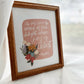 Vintage Frame and 8x10 Art Print