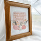 Vintage Frame and 8x10 Art Print