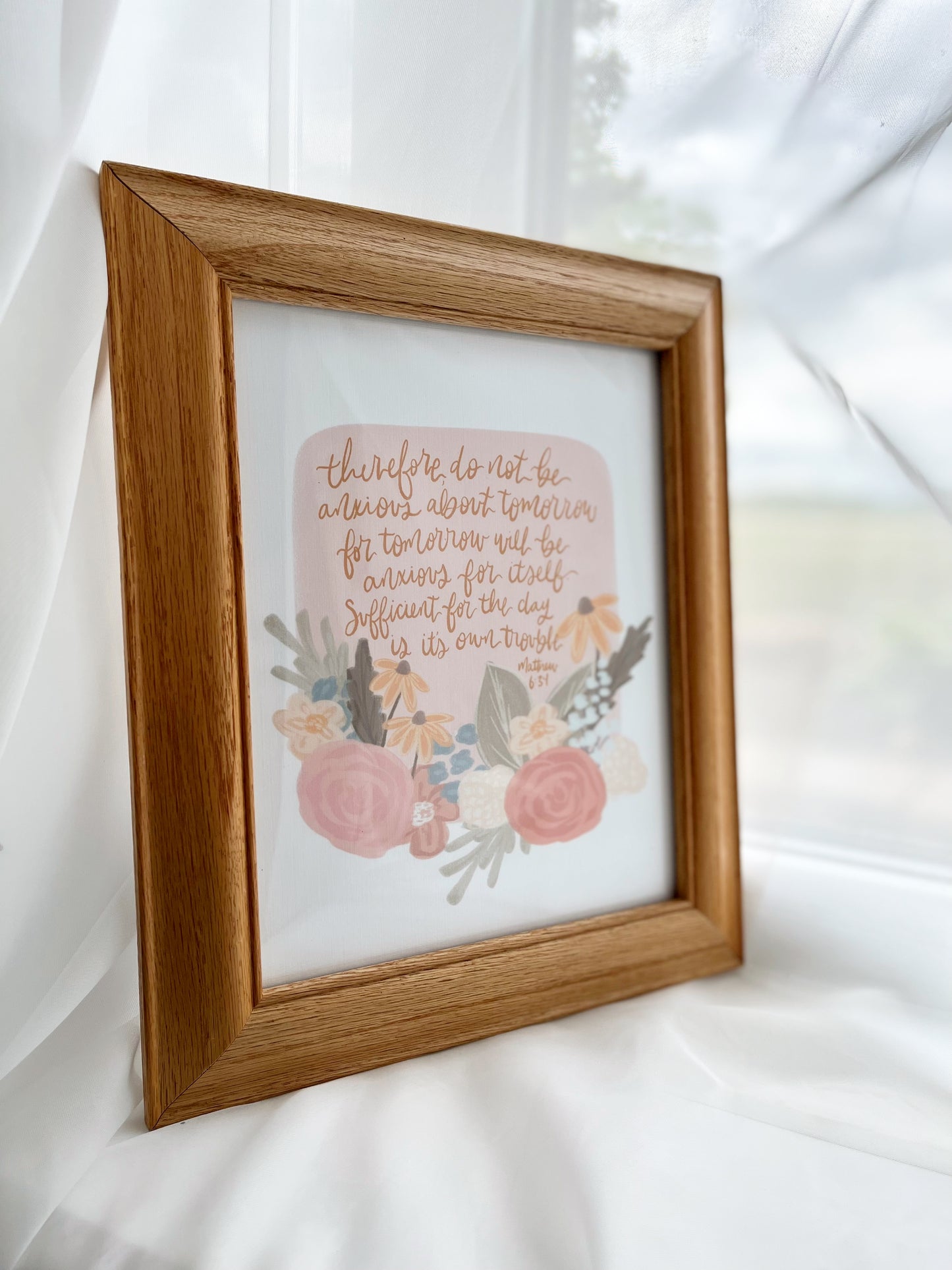 Vintage Frame and 8x10 Art Print