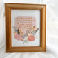 Vintage Frame and 8x10 Art Print