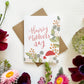 Cards and envelope | Floral  | Happy Mother’s Day