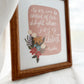 Vintage Frame and 8x10 Art Print