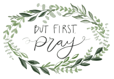 Vinyl Sticker | But First Pray