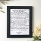 5x7, 8x10, 11x14 print | Calligraphy Print | Lord's Day One | Heidelberg Catechism | Reformed Print | Physical Print