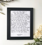 5x7, 8x10, 11x14 print | Calligraphy Print | Lord's Day One | Heidelberg Catechism | Reformed Print | Physical Print