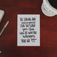 5x7, 8x10 | Be strong and courageous for the Lord your God will be with you...' | Calligraphy Print | Physical Print