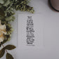 5x7, 8x10 print | Trust in the Lord with all your heart' | Proverbs 3:5-6 | Calligraphy Print | Christian Art | Physical Print