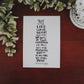 5x7, 8x10 print | Trust in the Lord with all your heart' | Proverbs 3:5-6 | Calligraphy Print | Christian Art | Physical Print