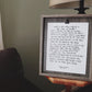 5x7, 8x10, 11x14 print | Calligraphy Print | Lord's Day One | Heidelberg Catechism | Reformed Print | Physical Print