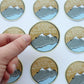 Vinyl Sticker | I lift up my eyes to the hills, from where does my help come? |  Psalm 121:1-2 | christian sticker | sticker