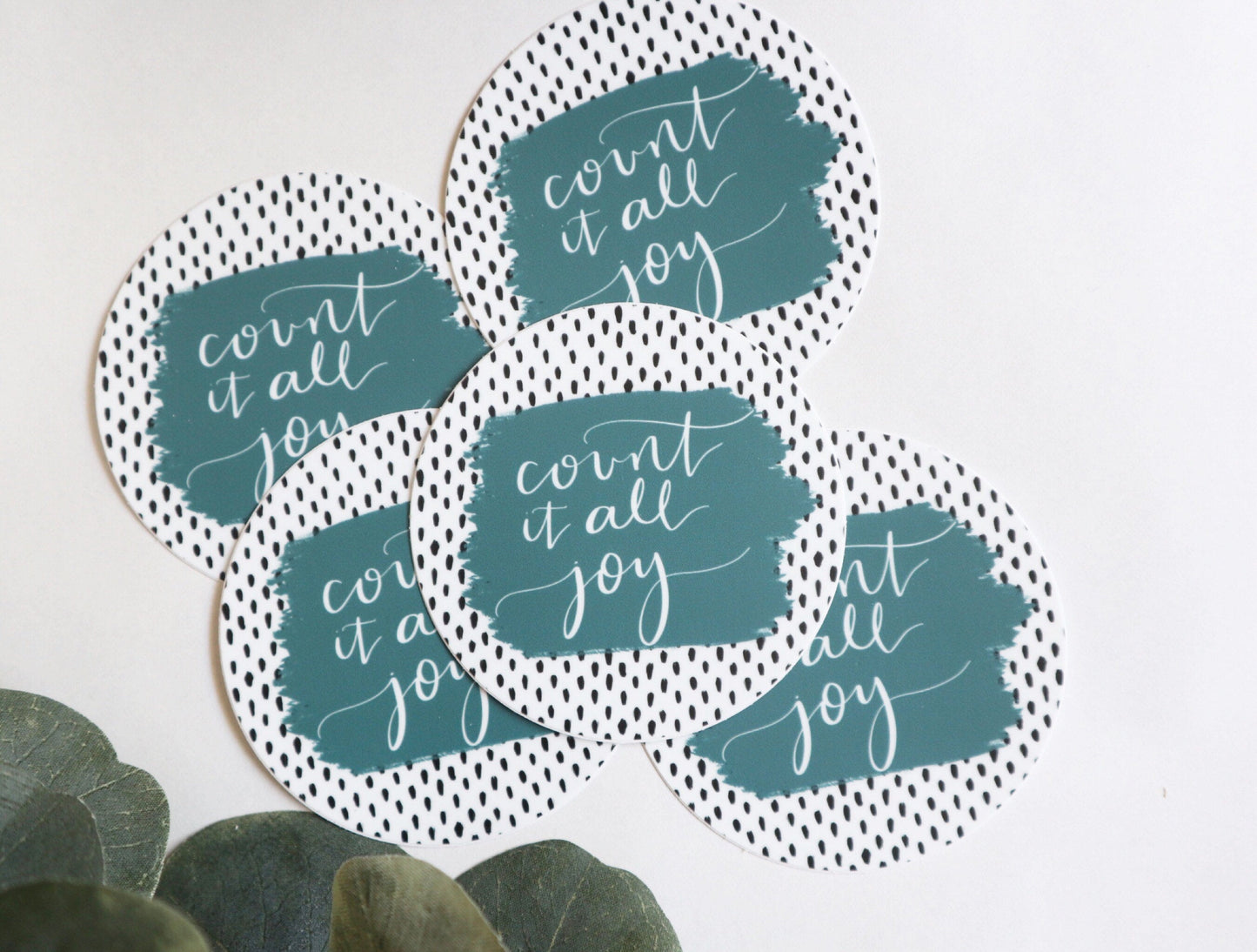 Vinyl Sticker | count it all joy | christian sticker |