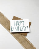 Cards and envelope | Happy Birthday | blank inside | Greeting | Birthday | Thinking of You