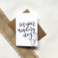 Cards and envelope | On your wedding day | blank inside | Encouragement | Thinking of You | Greeting | Secret Sister | Birthday