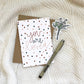 Cards and envelope | Valentines Day | Thinking of you | blank inside | Encouragement | Thinking of You | Greeting | Secret Sister | Birthday