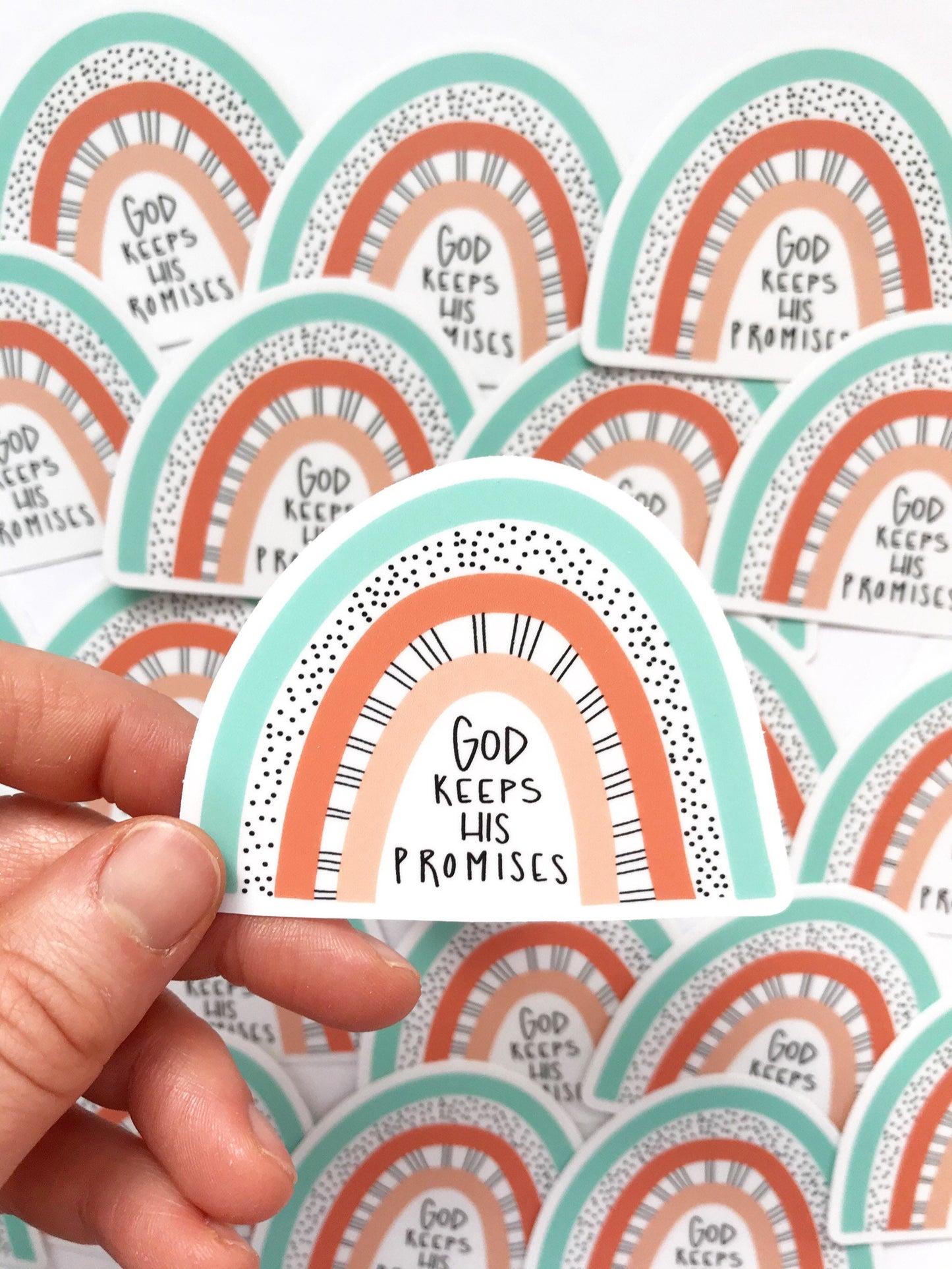 Vinyl Sticker | God keeps His promises  |