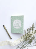 Journal | Mini | Let All You Do Be Done In Love | Saddle Stitch Bound | Mini Notebook |  Lined | Women | Mother's Day