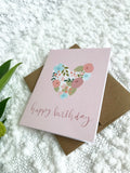 Cards and envelope | blank inside |  birthday, thinking of you, congratulations | Linen