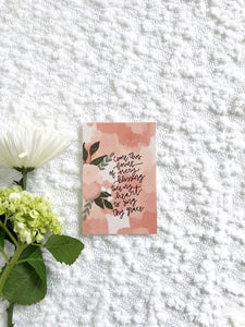 4x6 Print | Come Thou fount of every blessing |  Postcard | encouragement | bible verse | Mother’s Day gift | christian art