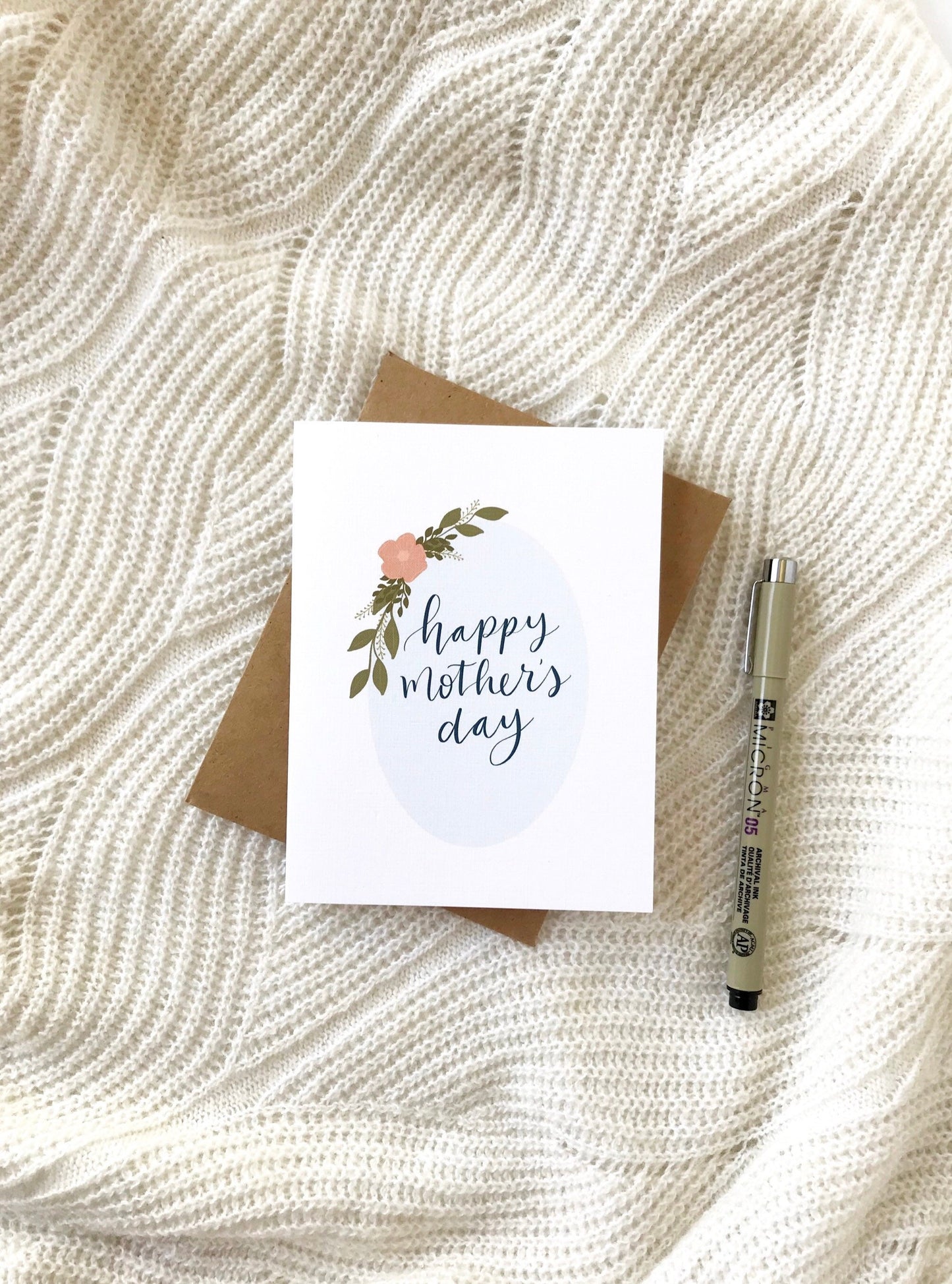 Cards and envelope | Happy Mother’s Day | blank inside |  birthday, thinking of you, congratulations