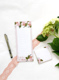 TO DO bundle | Notepad | Post It Notes | Floral | 3 x 3 | To do, grocery list, reminder, just because, gift, Mother's Day