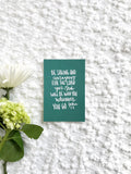 4x6 Print | Be strong and courageous for the Lord your God.. | Postcard | encouragement | bible verse | Mother’s Day gift | christian art