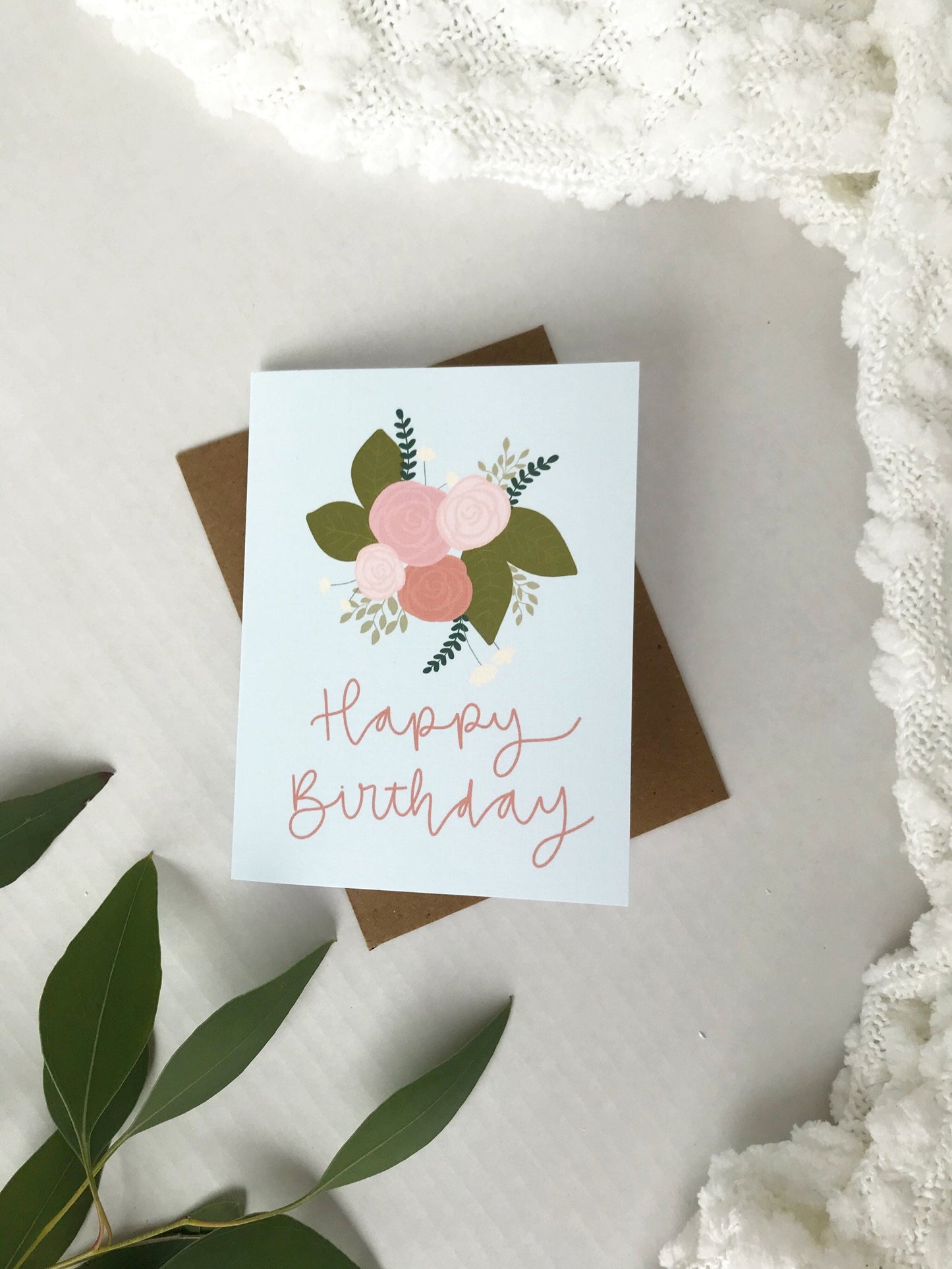 Cards and envelope | Happy birthday | blank inside | Encouragement | Thinking of You | Greeting | Secret Sister | Birthday