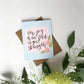 Cards and envelope | The joy of the Lord is your strength | blank | Encouragement | Thinking of You | Greeting | Secret Sister | Birthday