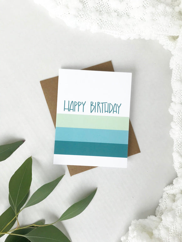 Cards and envelope | Happy Birthday | blank inside | Encouragement | Thinking of You | Greeting