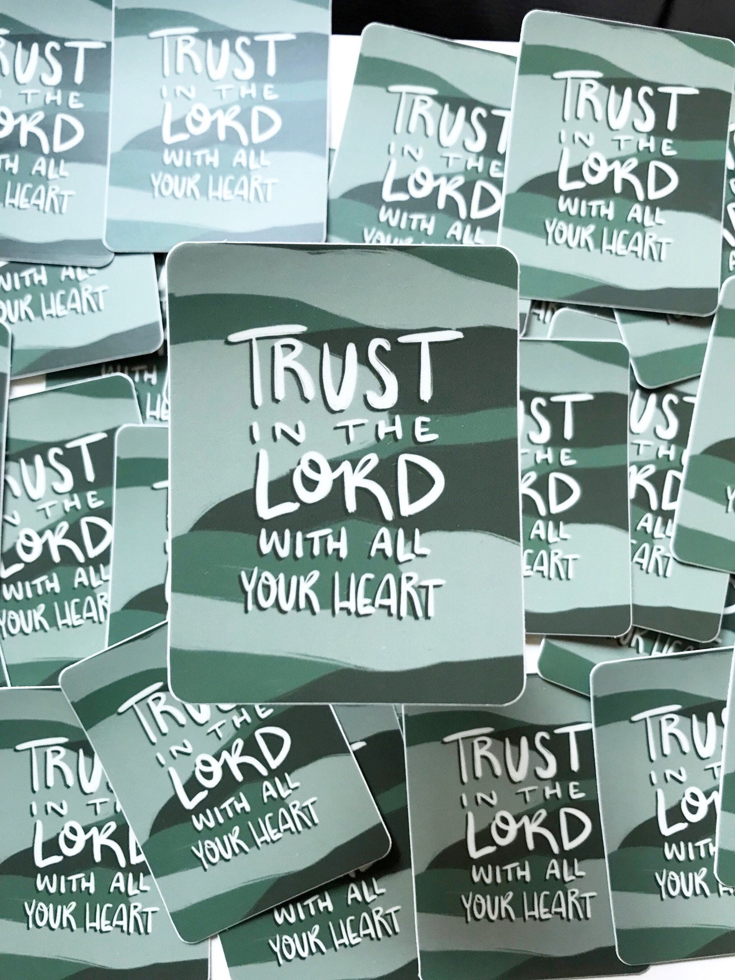 Vinyl Sticker | Trust in the Lord with all your heart